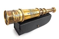 Vintage Spyglass Telescope 16" Inspirational Gifts for Boys - Be Strong 
