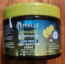 Anti-Frizz Curl Perfector Cream, Avocado & Tamanu, 12 oz (340 g)