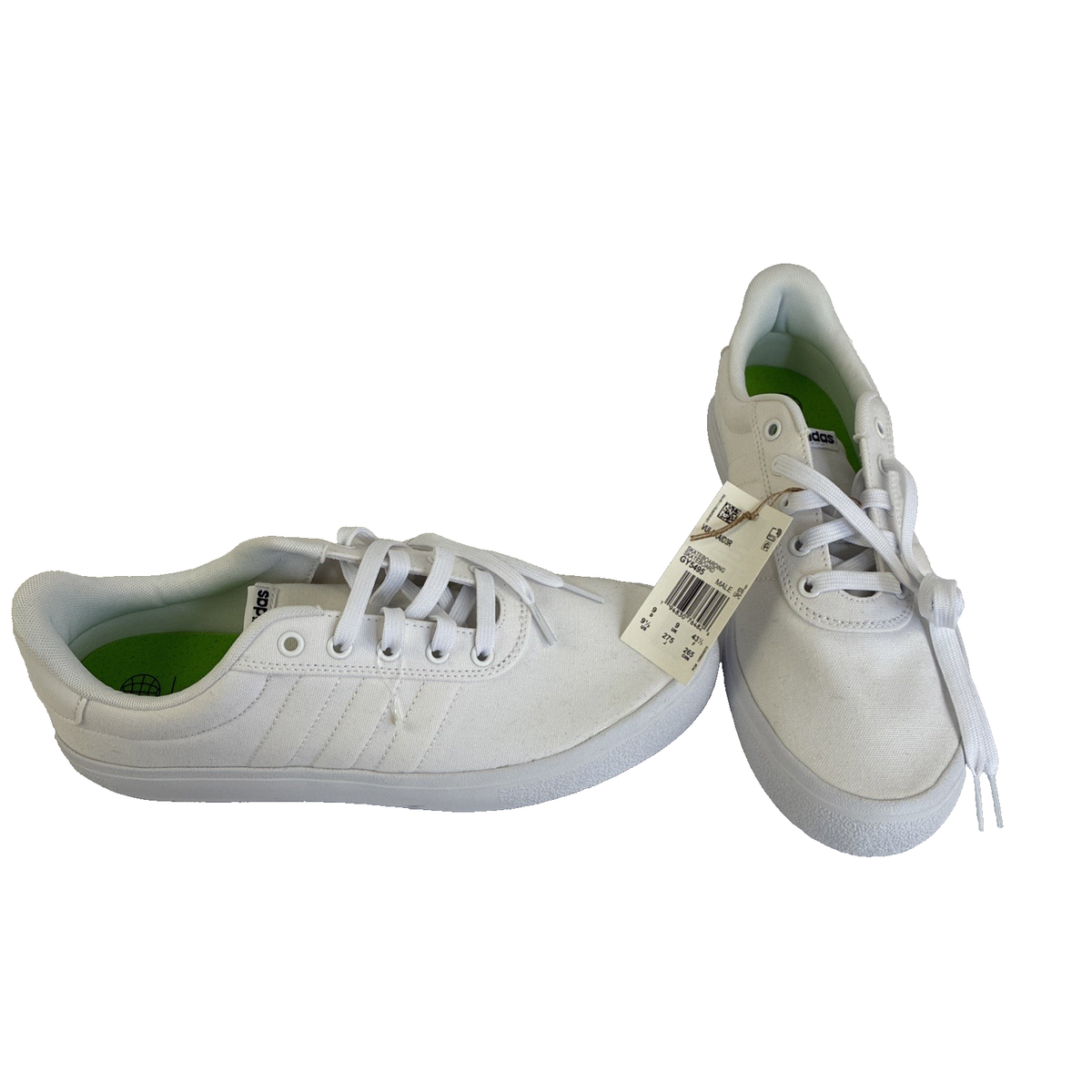 NEW Adidas VulcRaid3r White Size 9.5 Men Skateboard Shoes 