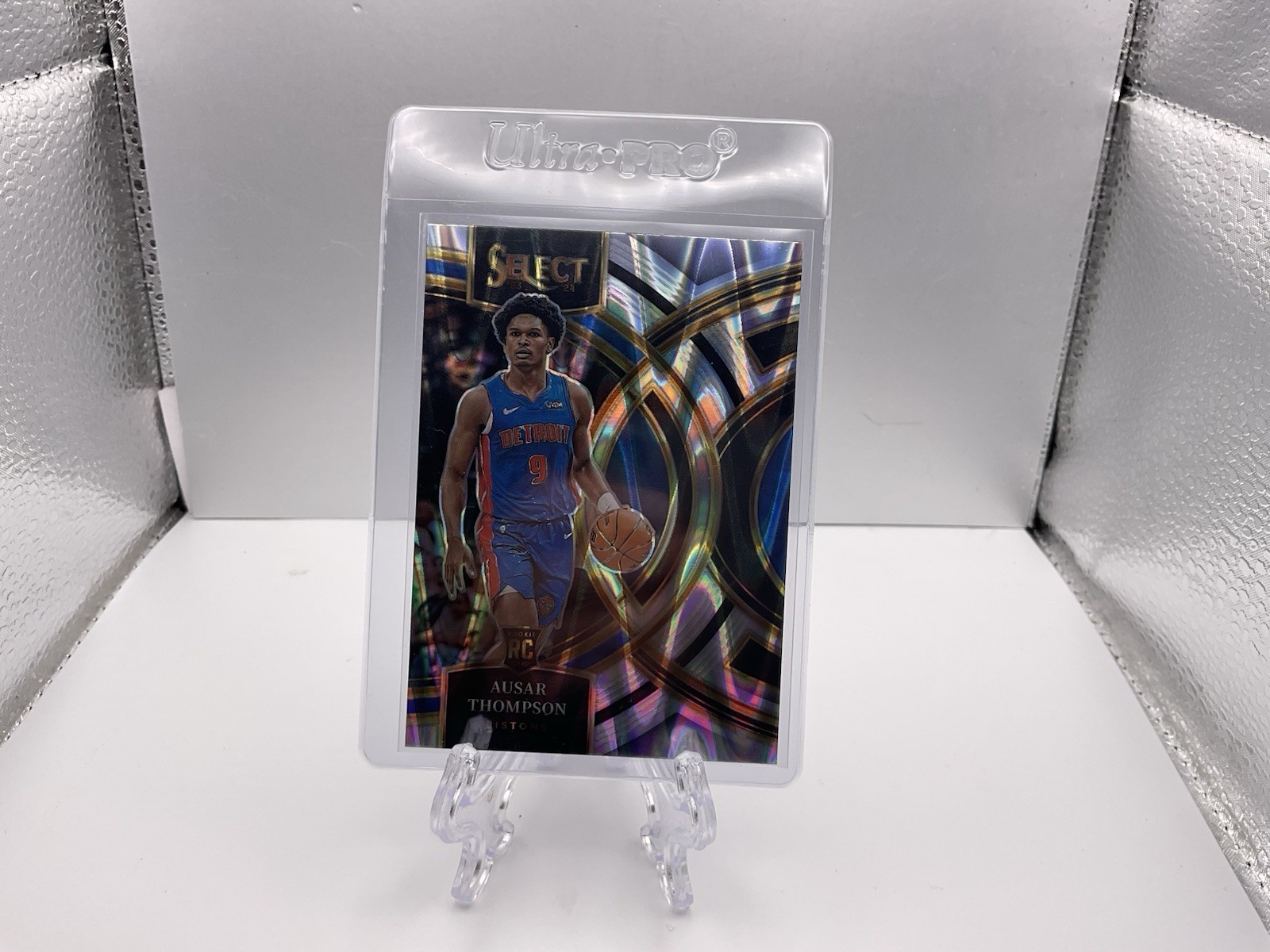 2023-24 Panini Select - Premier Level Ausar Thompson #128 Tectonic Prizm (RC)
