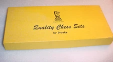 Vintage DRUEKE Quality Chess SET # 33 VG+ /  King is 2 1/2" tall