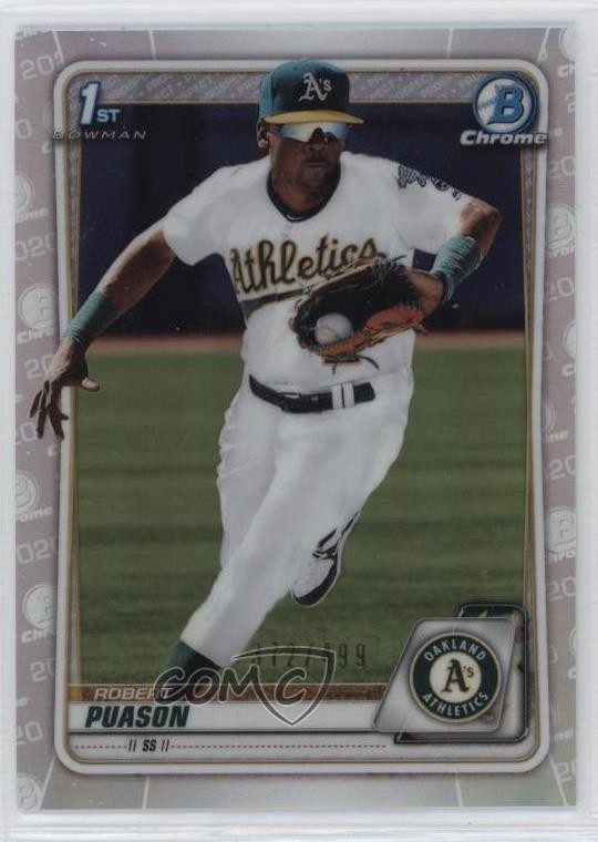 2020 Bowman Chrome Prospects Refractor 372/499 Robert Puason #BCP-145 5lz