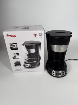 Schwan Programmierbare Kaffeemaschine Maschine 750ml GEBRAUCHT - OHNE GLASKANNE