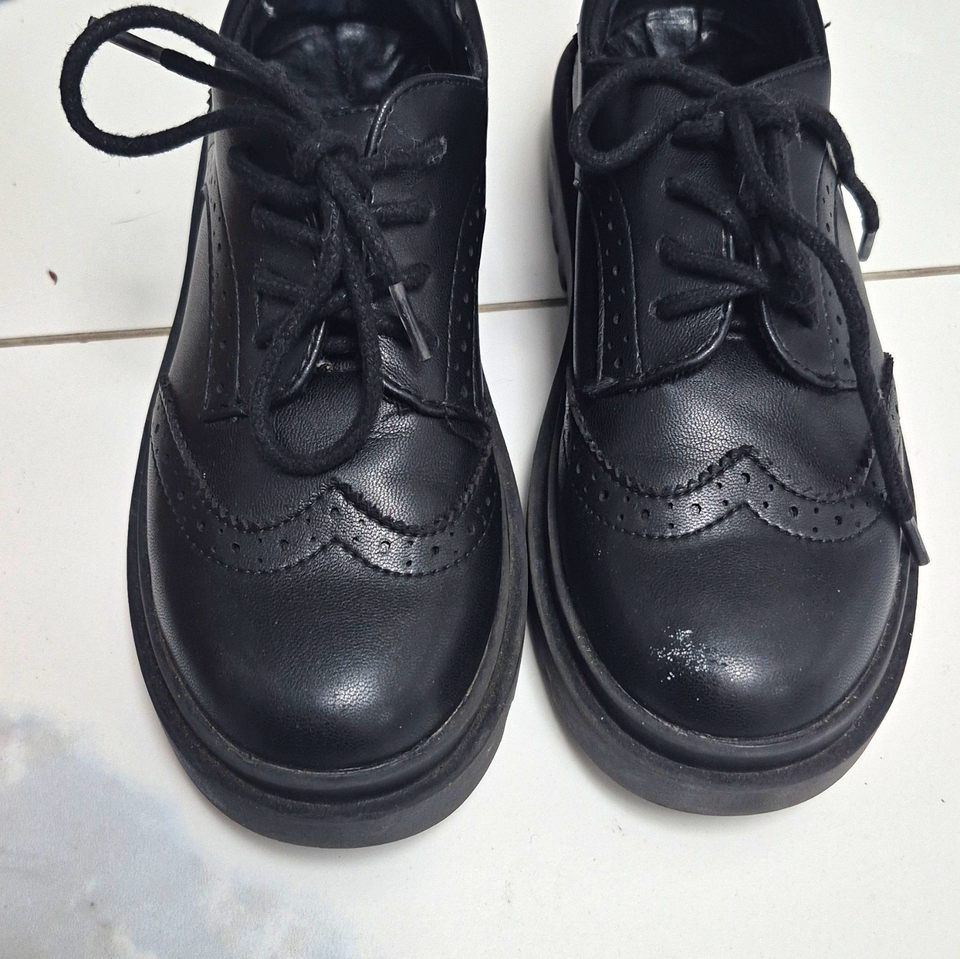 George Best Models George Girls Black Lace Up School Shoes Size UK 2 | eBay UK