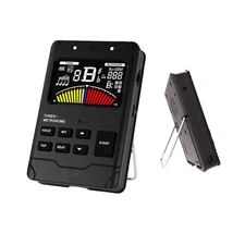Rechargeable Metronome Tuner Combo for Guitar, Bass, Piano,Drum,Vio... Fast Ship