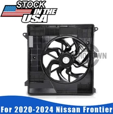 Radiator Cooling Fan Assembly with Brushless Motor For 2020-2024 Nissan Frontier