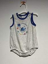 Vintage Carters Baby Boys Bubble Romper Embroidered Farm Animals Size 3-6 Months