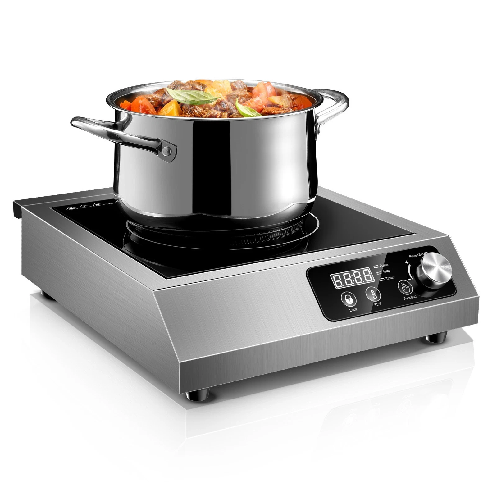 Commercial Induction Cooktop,Induction Cooktop, Portable Induction Cooktop 1800W