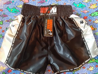 Gorilla Wear Black Athletic Mesh Shorts Mens Small Gym Workout Training USA
