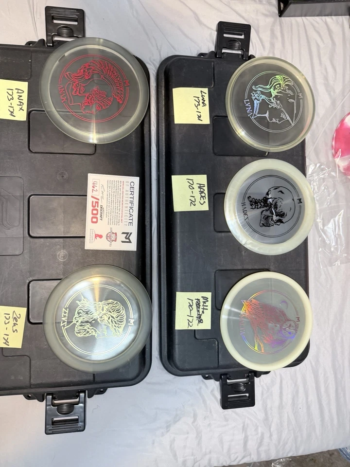 5x Garra Anax Blanco Paul McBeth St. Jude Ledgestone Disco Artesanal Golf Tinta 7/10 Foto 2 de 4