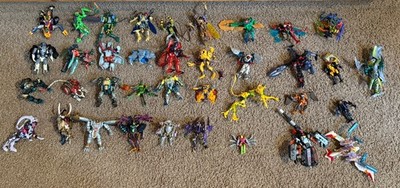 90s/2000s Beast Wars/ Transformers Lot Of 30+ Figures *READ Description*