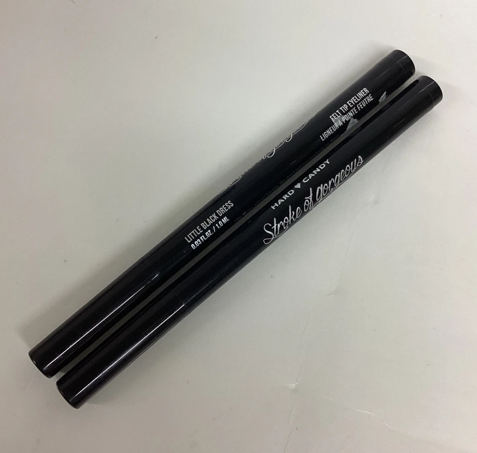 Hard Candy X2 Felt Tip Eyeliner 0.03oz LITTLE BLACK DRESS 1558 ASPICT - Image 4 of 4