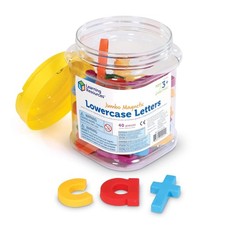 Learning Resources Jumbo Magnetic Lowercase Letters, 40-Piece Set