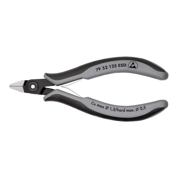 Knipex 79 52 125 Esd PräZisions-Elektronik-Seitenschneider Esd Mit-image