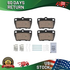 Ceramic Rear Disc Brake Pad Set 4PC for Toyot...