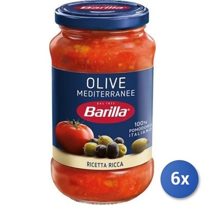 6X Multipack Barilla Olive Sauce Gr 400
