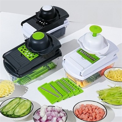 10 in 1 Gemüseschneider für Salate und Snacks mit kompaktem Design für einfac