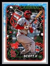 Victor Scott II Rookie St. Louis Cardinals #H105 Topps 2024 Topps Holiday