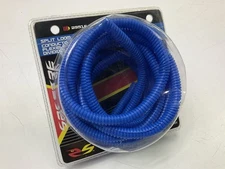 Spectre 29516 Performance Split Wire Conduit Split Loom, Blue, 1/4" X 10 Feet