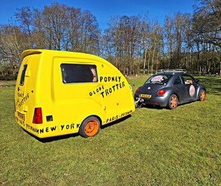 Go Pod. Micro Caravan. Teardrop. Trailer. Camping. Only Fools and Horses.