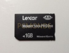 Lexar 1 GB Memory Stick PRO Duo Card - 40x Speed - Grade A MSDP1GB-40-331 