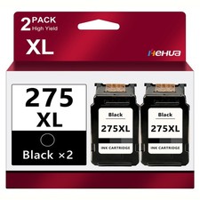 PG-275XL Ink Cartridges Black For Canon PIXMA...