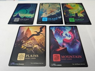 MTG - FULL ART FOIL Land set - READ DESC - Lost Caverns of Ixalan