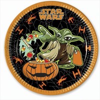 Star Wars Halloween Pappteller Groß 23Cm 8 StüCk Neu & Ovp