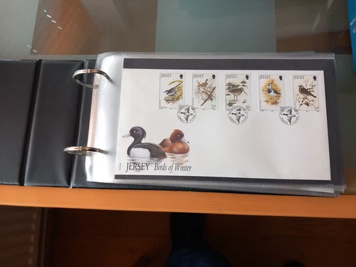 Jersey First Day Covers (36) in Cover Album 1992-1995