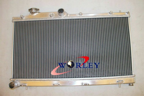 Aluminum Radiator for Subaru Impreza WRX STI Turbo 2008-2013 2009 2010 Manual MT - Picture 3 of 7