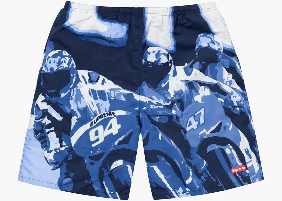 Short d'eau Supreme Racing bleu marine taille S moto