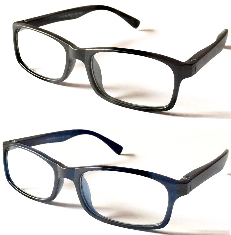 Simply Classic Matte Plastic Reading Glasses Spring Hinges Extra Value Pack L137