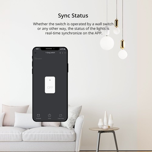 WIFI Smart Schalter Modul WLAN Switch APP Stimmen Steuerung für Alexa Google - Picture 10 of 12