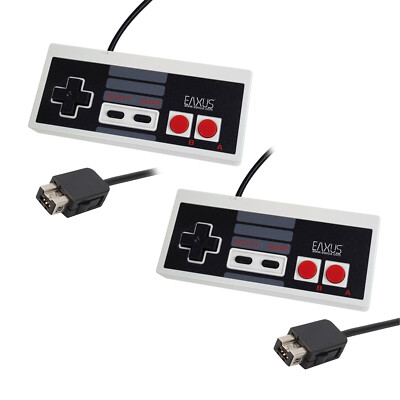 2x EAXUS  Controller für Nintendo Classic Mini Gamepad NES Retro Konsole Joypad