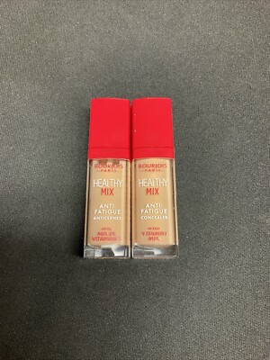 Lot Of 2 Bourjois - Healthy Mix Anti Fatigue Concealer 52 Medium