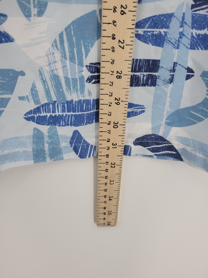 Jack O'Neill Shirt Mens XL Blue Hawaiian Short Sleeve Button Up Resort