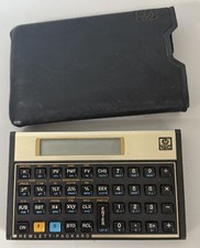 HP 12C Financial Calculator w/Original Cover - Original Made in the USA - Tested