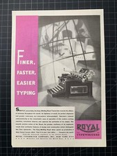 Vintage 1929 Royal Typewriter Print Ad thumbnail