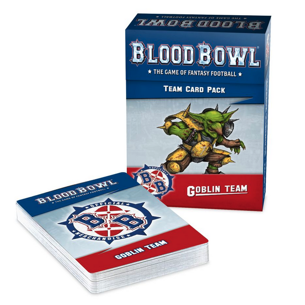 GOBLIN TEAM CARD PACK in inglese BLOOD BOWL mazzo di carte GAMES WORKSHOP età 12