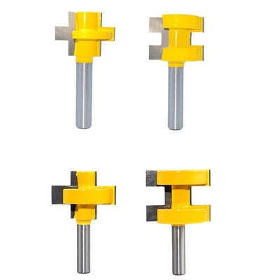 2 pcs Carpentry Milling Cutter Durable Milling Tool Trimming Cutter