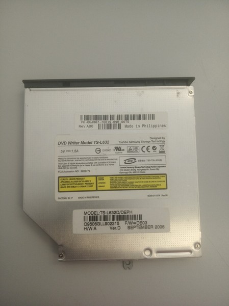 DVD CD ROM TS-L632D/DEPH ORDENADOR PORTATIL DELL PP11S