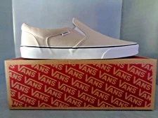 Men's Vans Asher Slip-On Skate Shoes NIB! New! Beige! Sizes! VN0A45J8K1T