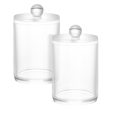  Aufbewahrungsbox Für Wattestäbchen Wattebällchen Dose Make-up-Organizer-Gläser