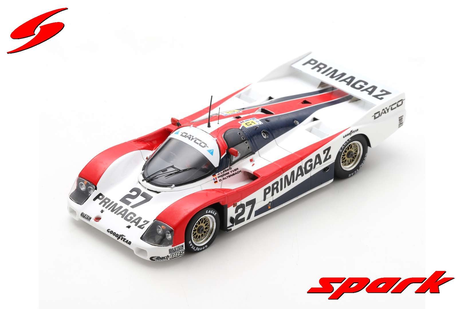 Spark 1:18 Porsche 962 Jägermeister #17 Winner 1000km Spa 1986 Boutsen
