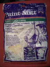 Tufpro Paint Mitt #10901, Plastic / Cotton Lining, Washable ! NIB