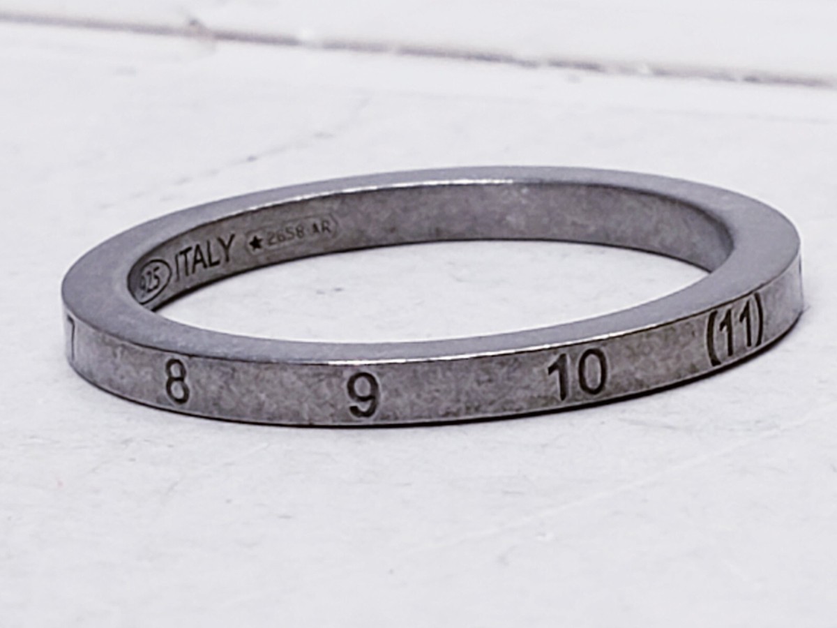 maison margiela Numerical Ring Size 7.5 Sterling silver 3mm | eBay maison margiela Numerical Ring Size 7.5 Sterling silver 3mm | eBay