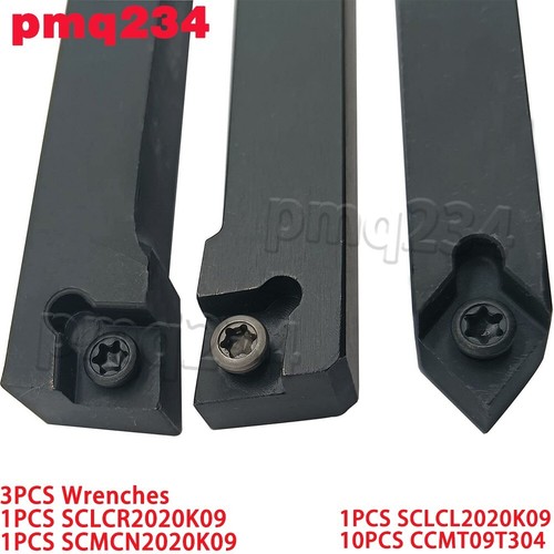 Soportes de torneado de torno SCLCR SCLCL SMCN barras de perforación con 10 piezas CCMT09T304 - Imagen 5 de 6