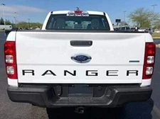 BLACK Tailgate Insert Letters Decal Vinyl Stickers for Ford Ranger 2019-2022 New