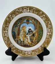 Franklin Porcelain Plate RAPUNZEL Grimm’s Fairy Tales Limited Edition 1978 Vtg