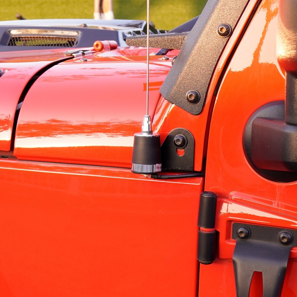 Right Door Modification Antenna Bracket For Jeep Wrangler TJ JK TJ